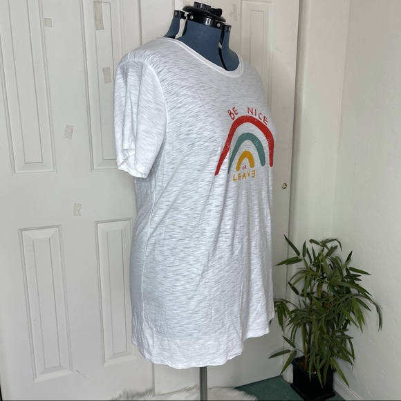 🌵White Burnout Graphic Tee By MCLA NWT 1X & 2X - Picture 5 of 11